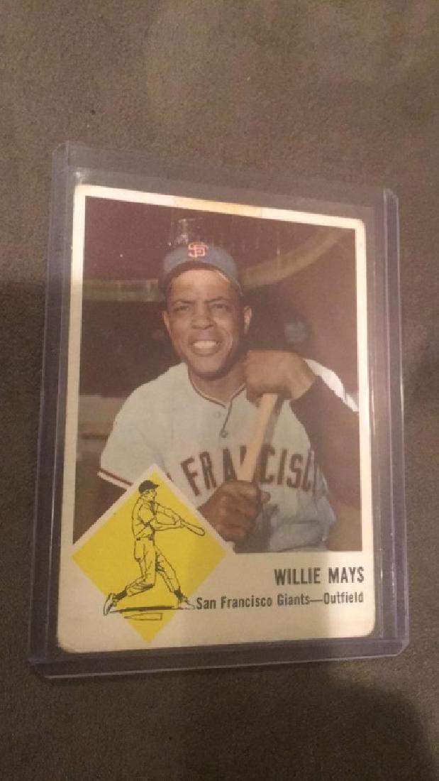 Willie Mays 1964 Fleer Card: Willie Mays 1964 Fleer Card