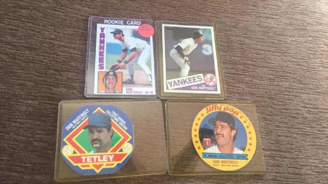 Don Mattingly 1984 Topps RC and 1985 Topps plus (1 of 3)