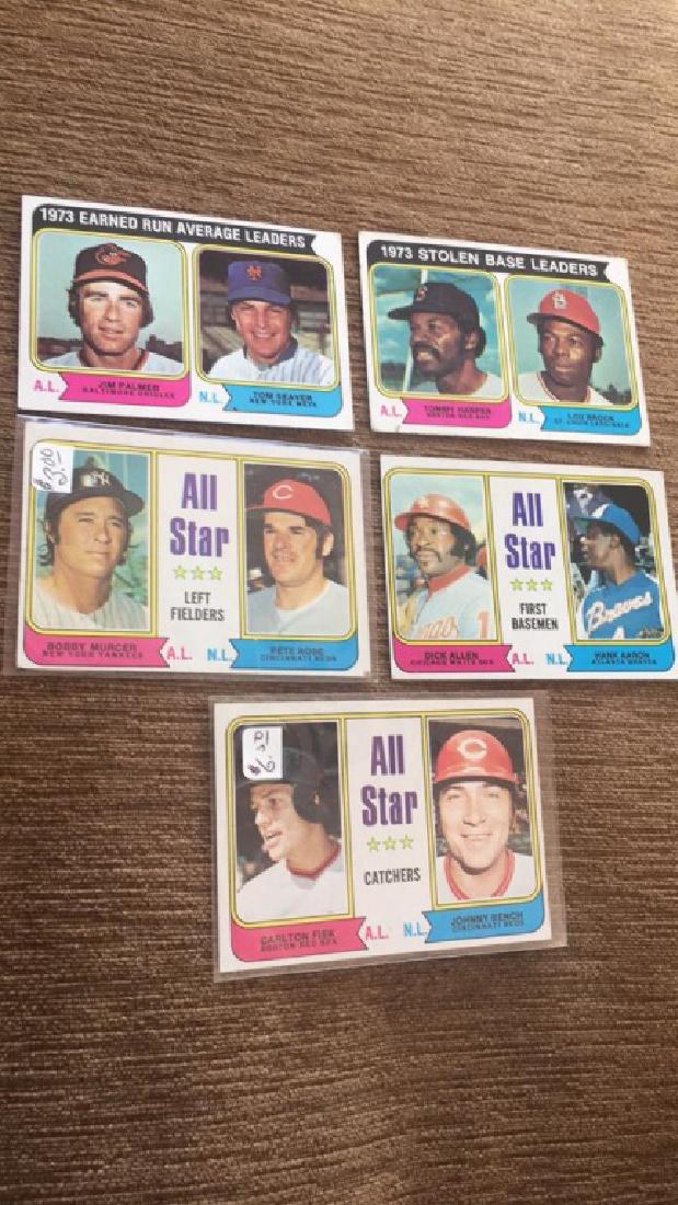 1974 Topps All Star vintage lot Pete Rose Bench (1 of 3)