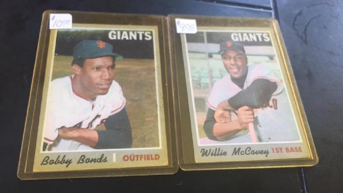 1970 Topps Bobby Bonds and Willie McCovey lot: 1970 Topps Bobby Bonds and Willie McCovey lot
