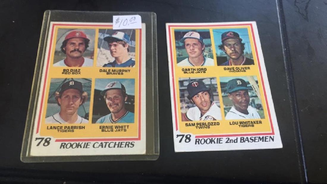1978 Topps RC Lot Lance Parrish Dale Murphy Lou: Whitaker
