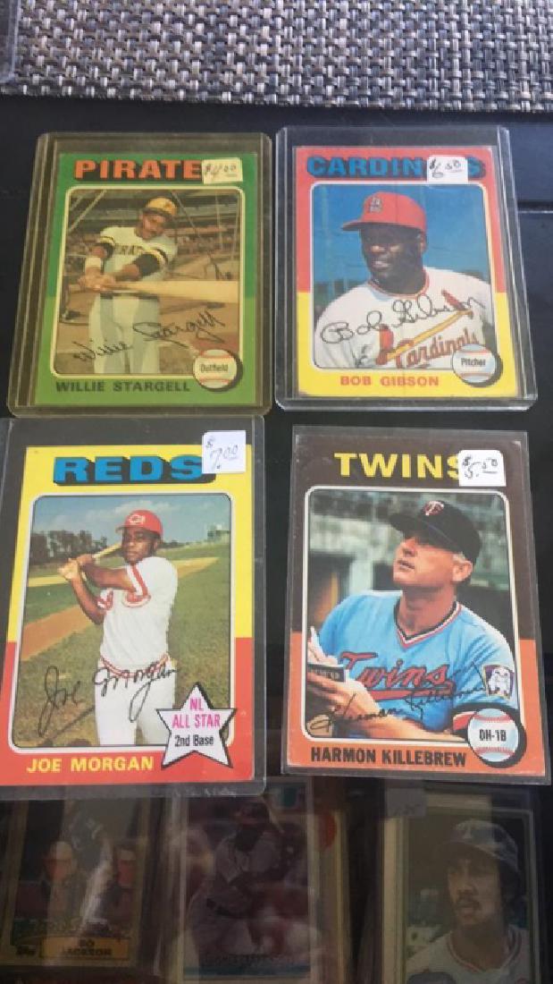 1975 Topps Morgan Killebrew Stargell Gibson: 1975 Topps Morgan Killebrew Stargell Gibson