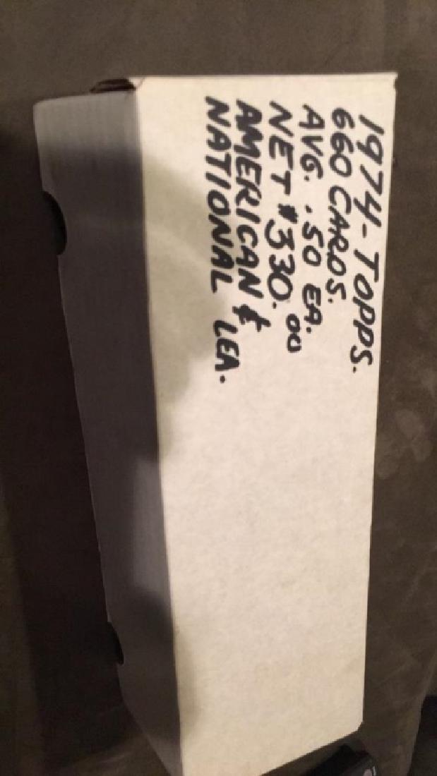 660 1974 Topps Baseball cards (1 of 3)