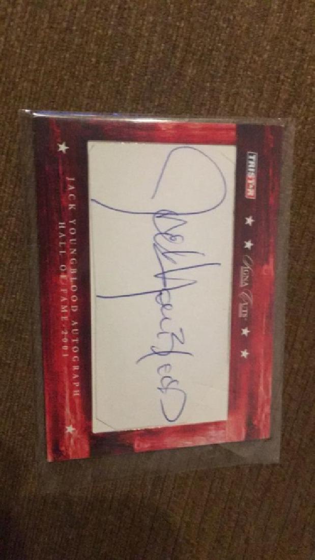 Jack Youngblood 2007 Tristar SIGNA Cuts auto /125 (1 of 2)