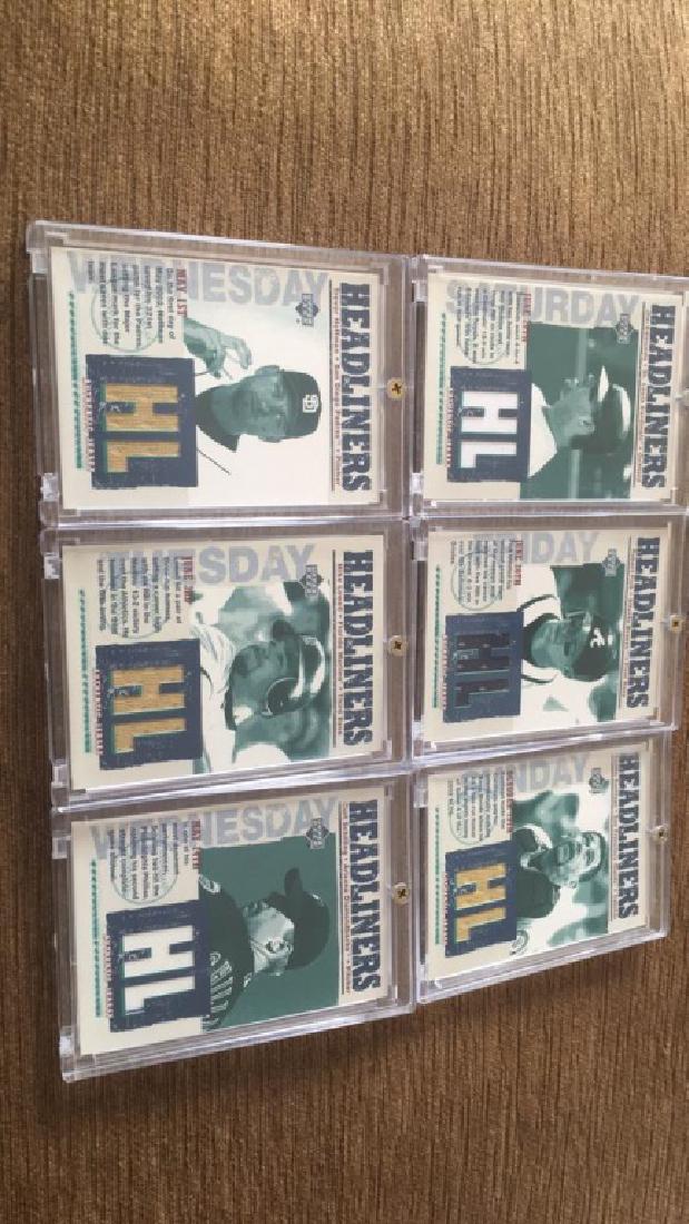 2003 Upper Deck Headliners dual jersey card lot (1 of 3)