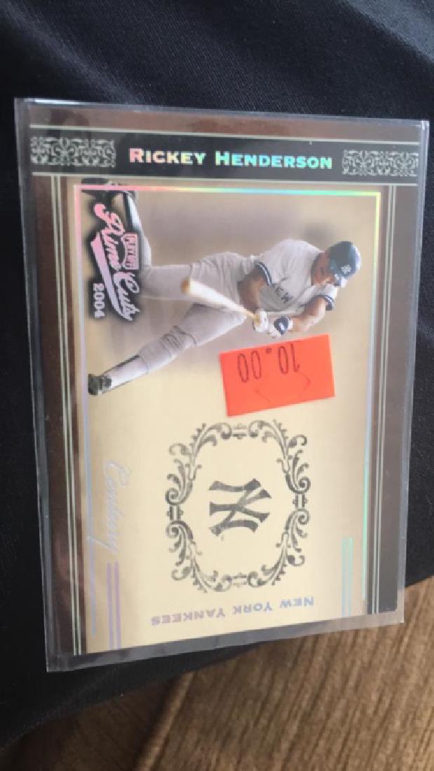 Rickey Henderson 2004  prime cuts SP /100 (1 of 2)