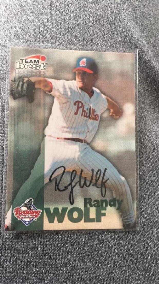 Randy Wolf Team Best auto (1 of 2)