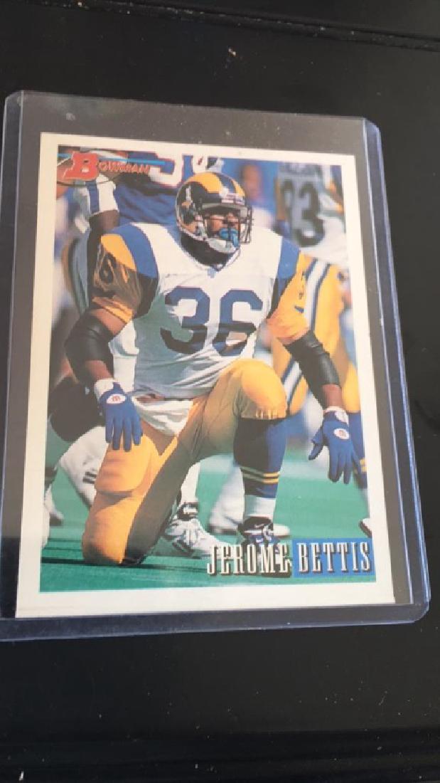 Jerome Bettis 1993 Bowman rookie card: Jerome Bettis 1993 Bowman rookie card