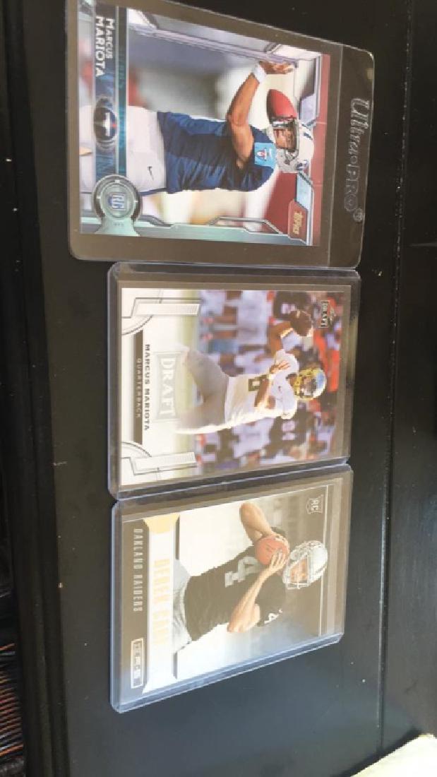 Marcus Mariota and Derek Carr RC lot (1 of 3)