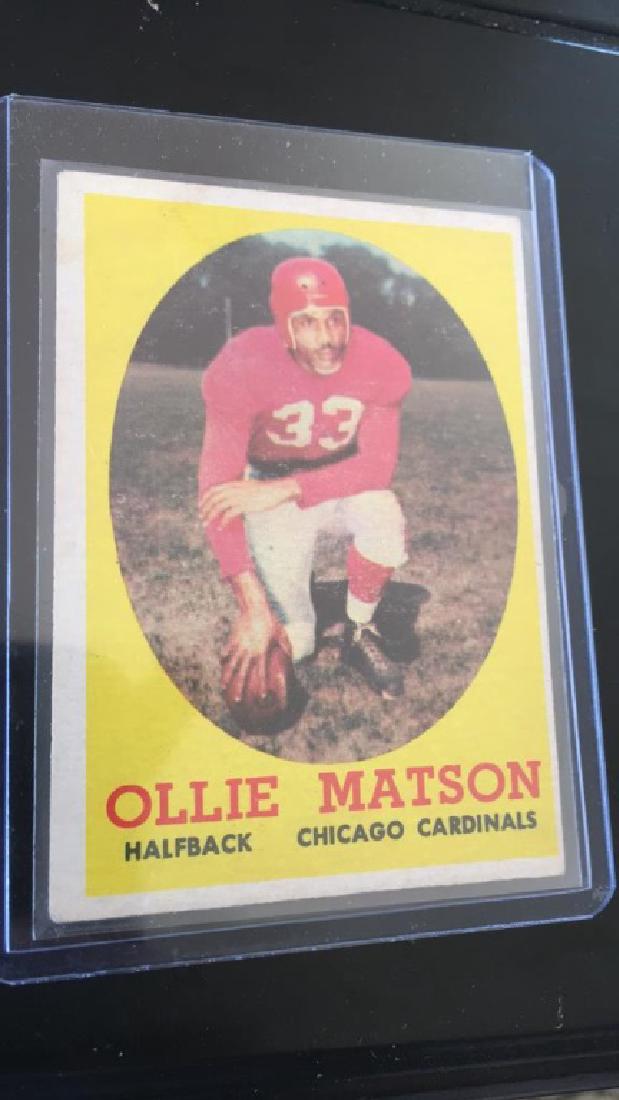 1958 Topps football Ollie Matson (1 of 2)