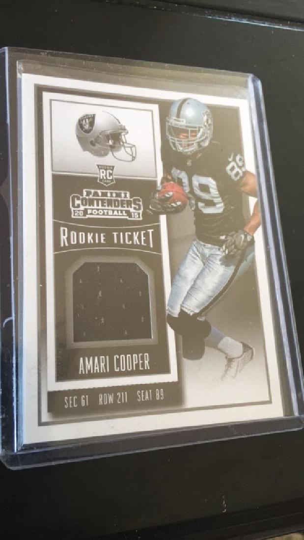 Amari Cooper 2015 contenders jersey RC (1 of 2)