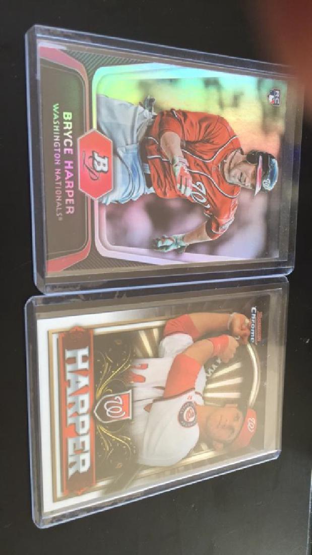Bryce Harper Bowman chrome and Bowman platinum (1 of 2)