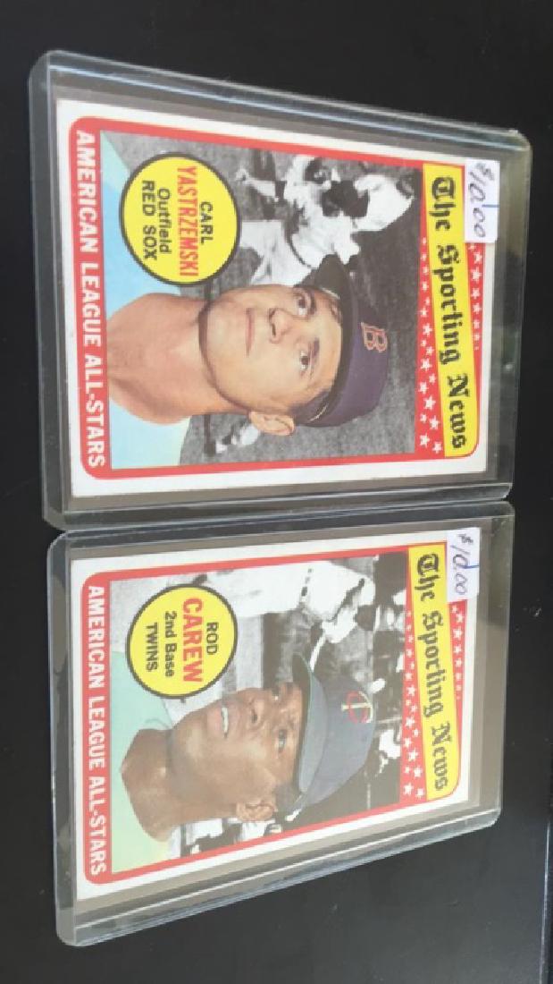 Carl Yastrzemski Rod Carew 1969 Topps lot (1 of 2)