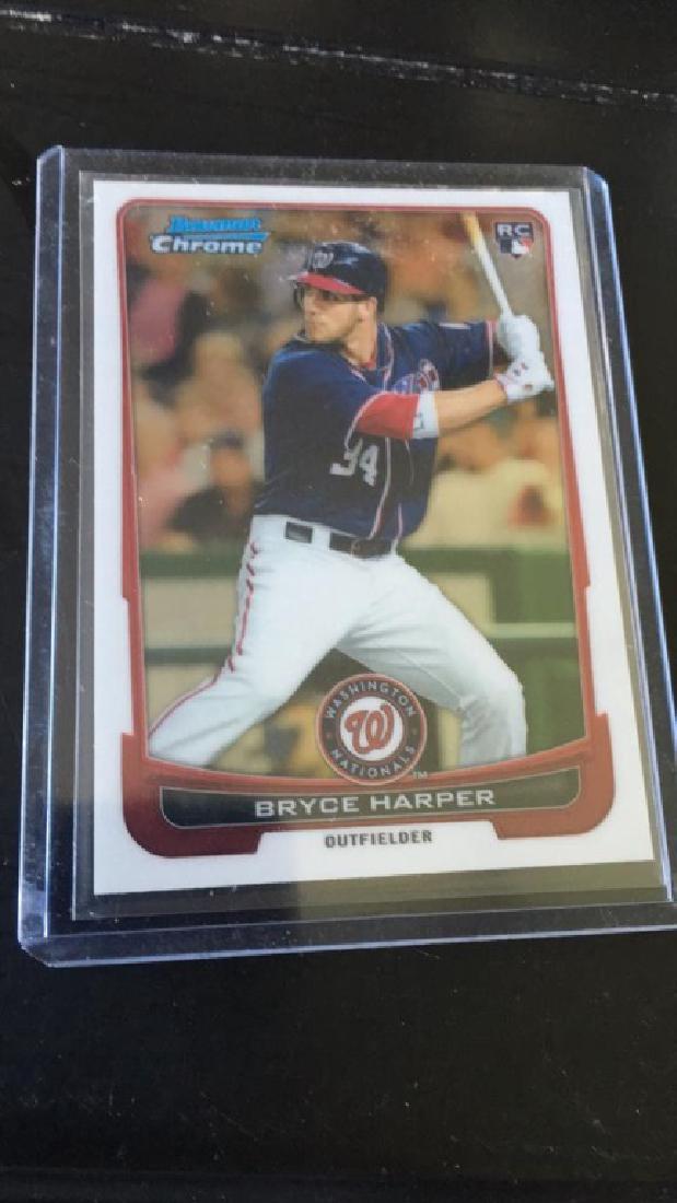 Bryce Harper 2012 bowman chrome RC (1 of 2)