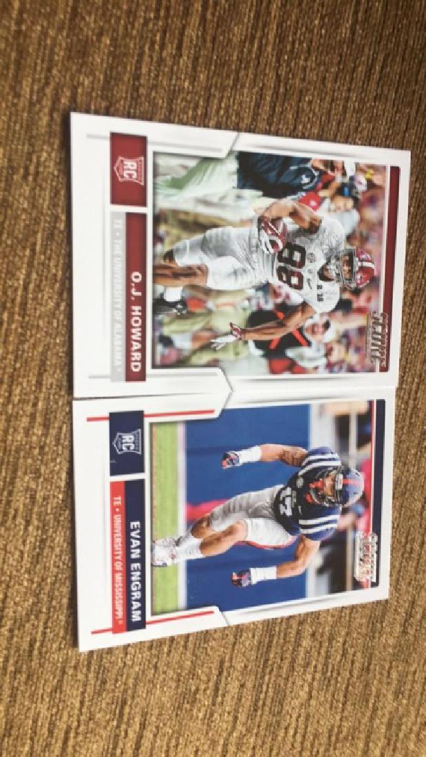 Evan Engram OJ Howard 2017 score RC lot (1 of 1)