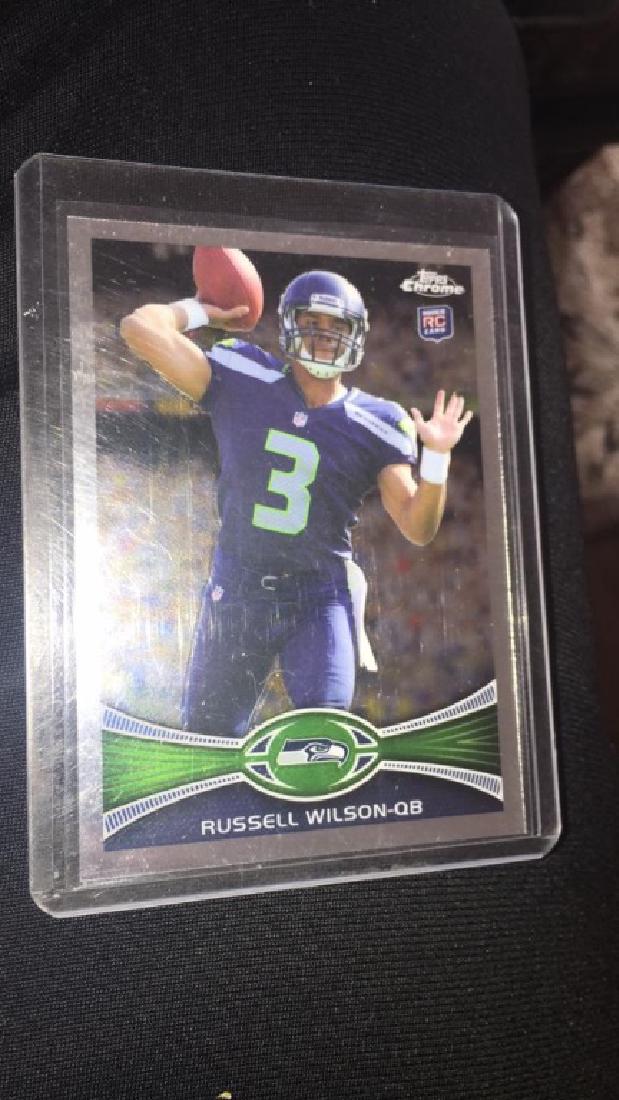 Russell Wilson 2012 Topps chrome rookie (1 of 3)