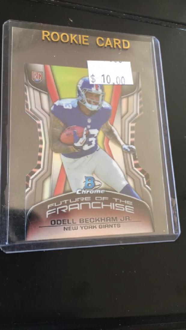 Odell Beckham Junior 2014 Bowman chrome future of (1 of 2)