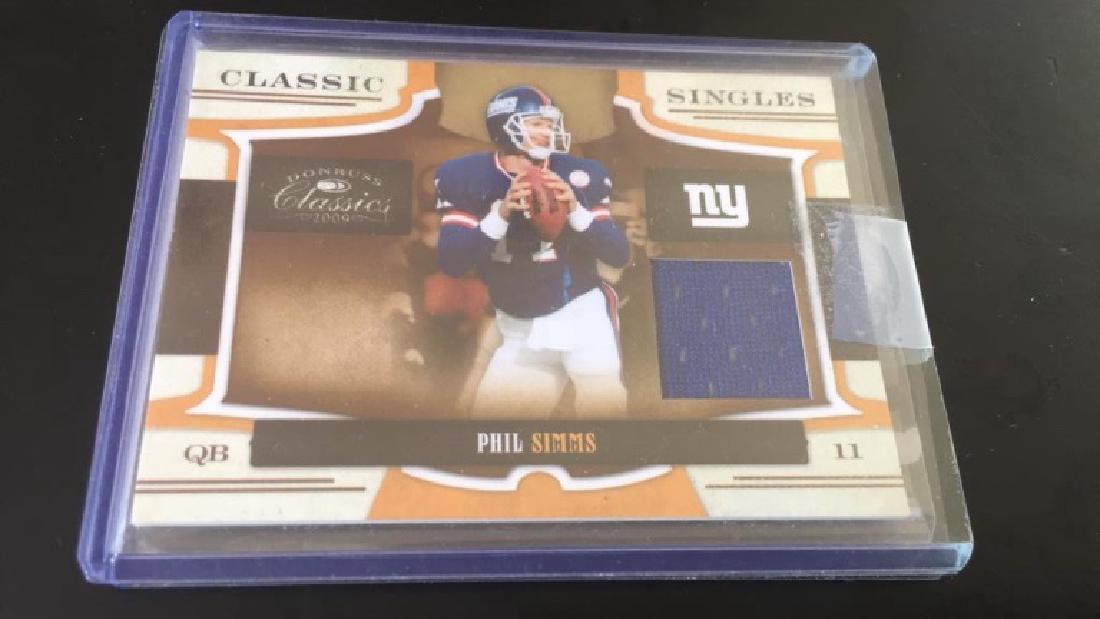 Phil Simms 2009 Donruss classics jersey card (1 of 2)