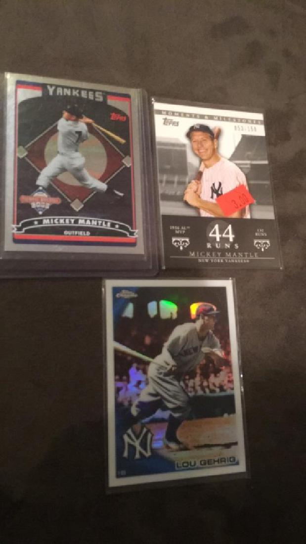 Mickey Mantle to card lot with Lou Gehrig's tops (1 of 2)