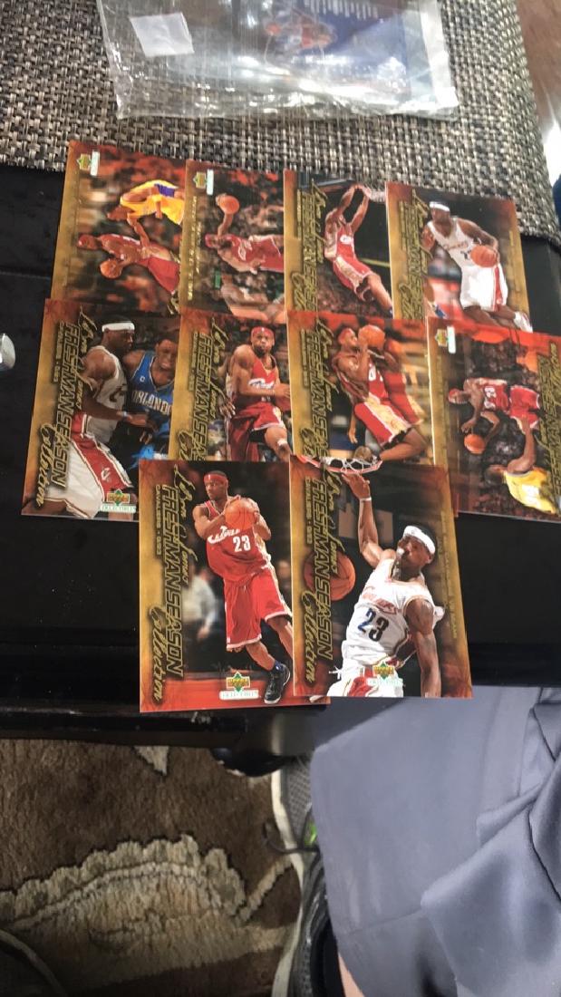Lebron James 10 card UD freshman Season set (1 of 3)