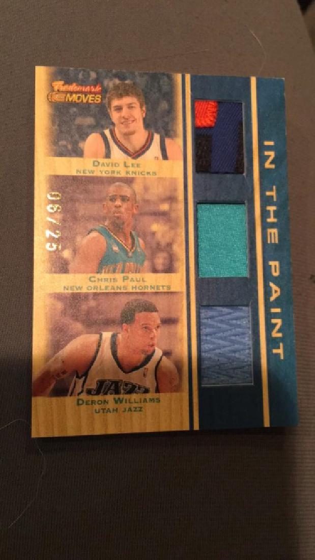 David Lee Chris Paul Deron Williams trademark and: moves triple patch/25 rare