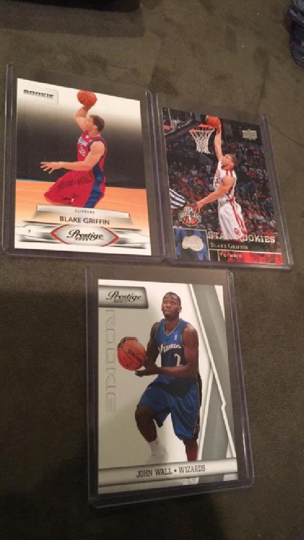 Blake Griffin and John Wall three card rookie lot (1 of 1)