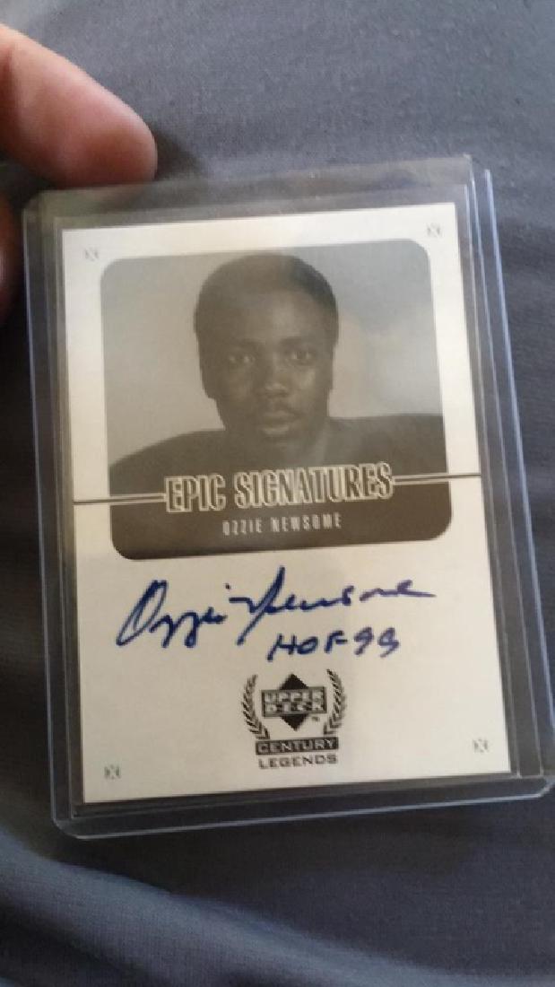 Ozzie Newsome 1999 century legends auto (1 of 2)