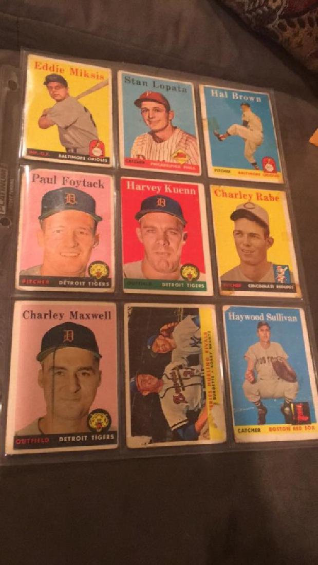 1958 Topps Vintage baseball card lot (1 of 4)