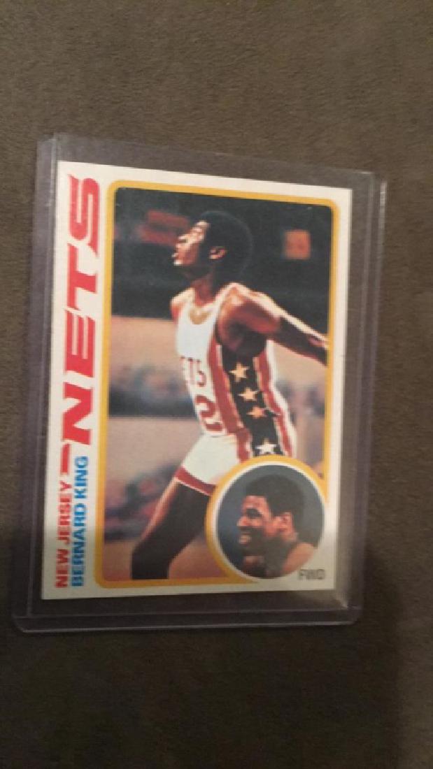 Bernard King Basketball RC card: Bernard King Basketball RC card