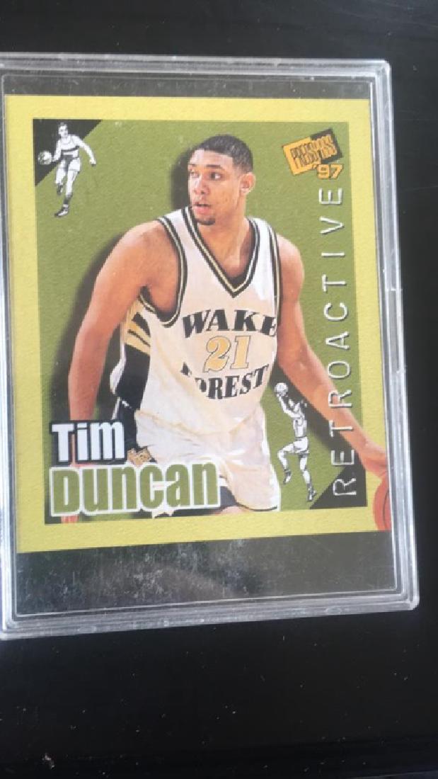Tim Duncan 1997 press pass retro active rookie (1 of 2)