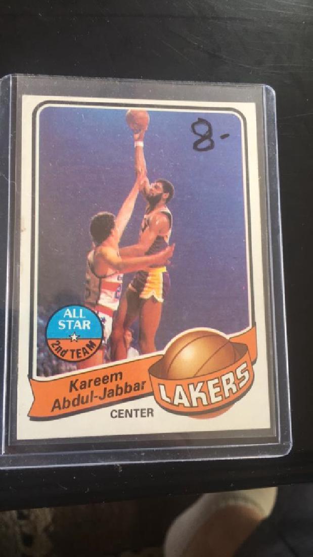 Kareem Abdul-Jabbar 1979-80 tops all star: Kareem Abdul-Jabbar 1979-80 tops all star