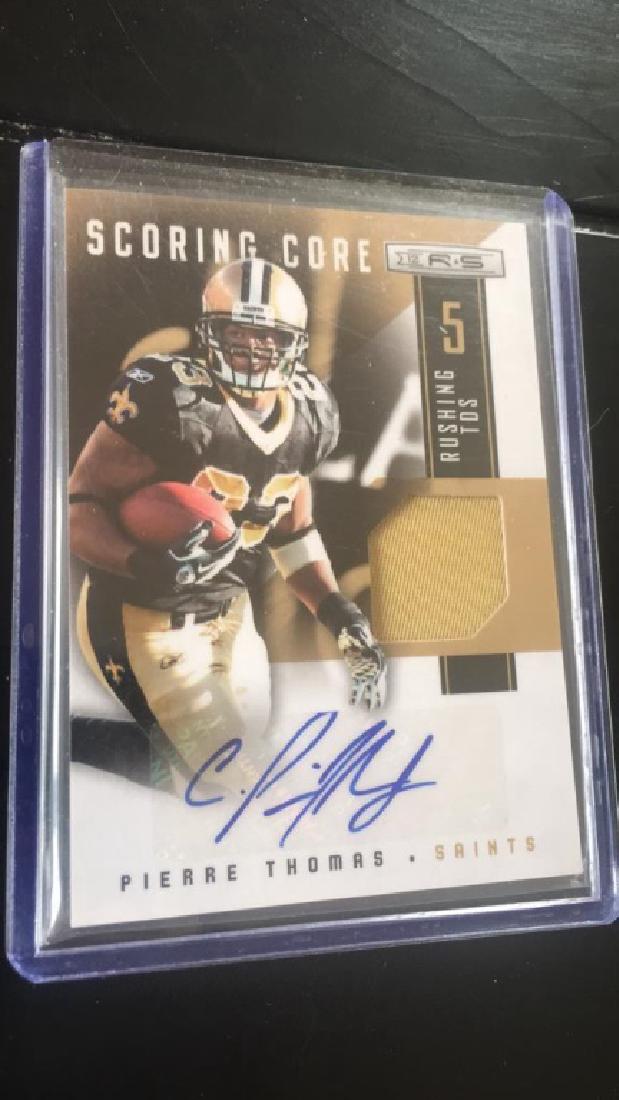 Pierre Thomas 2012 rookie stars auto patch 25/25 (1 of 2)