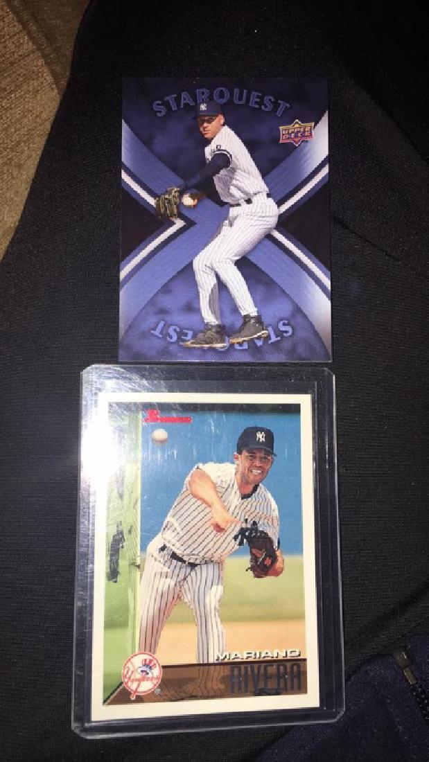 Mariano Rivera 1995 Bowman Derek Jeter 2008 upper (1 of 2)