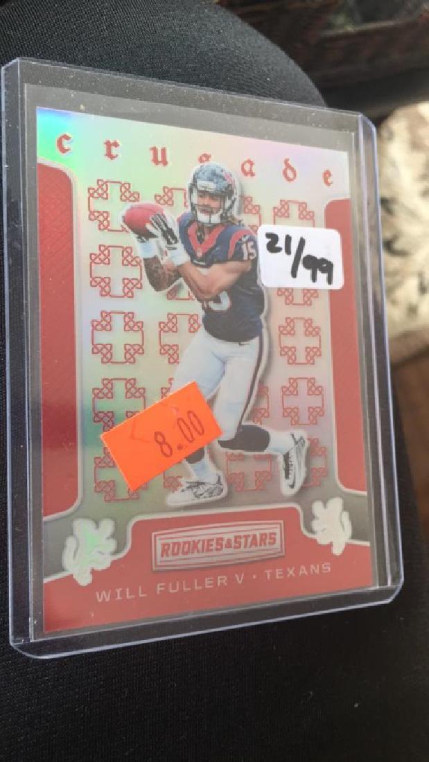Will Fuller 2016 Panini Rookie stars RC /99 (1 of 2)