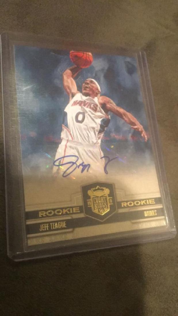 Jeff Teague 2009-10 court kings auto rc: Jeff Teague 2009-10 court kings auto rc