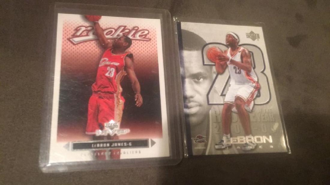 LeBron James 2000 304 upperdeck MVP rookie and (1 of 2)