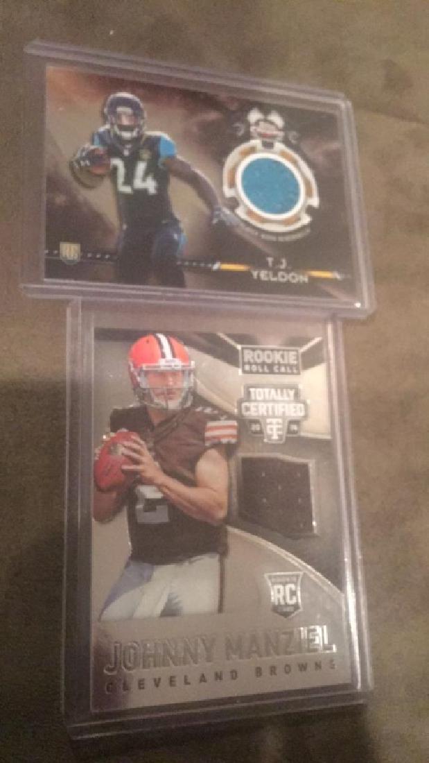 TJ Yeldon Johnny Manziel  rookie jersey lot (1 of 2)
