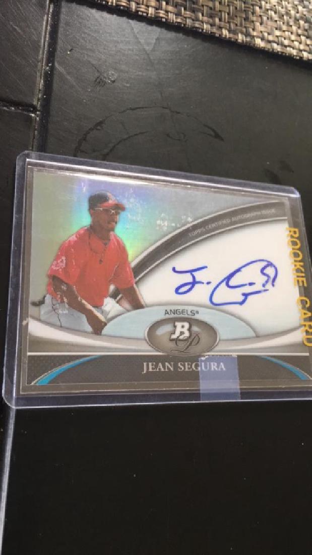 Jean Segura 2011 bowman platinum auto RC (1 of 2)