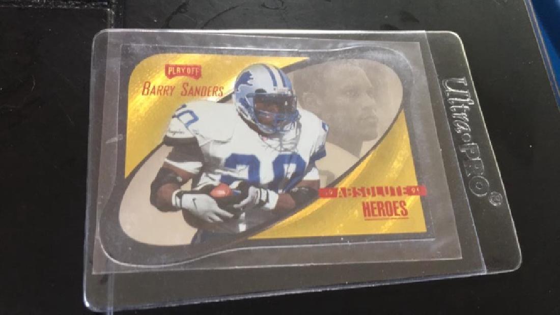 Barry Sanders 1999 Absolute heroes insert: Barry Sanders 1999 Absolute heroes insert