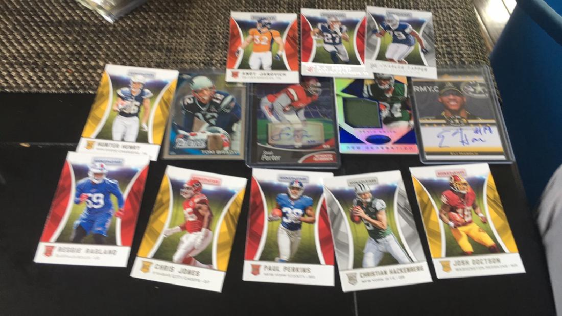 Large football rookie starlight autographs and (1 of 4)