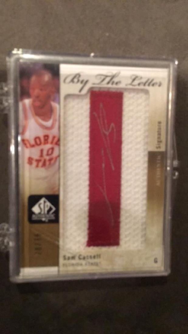 Sam Cassell 2011 12 SP authentic by the letter (1 of 1)
