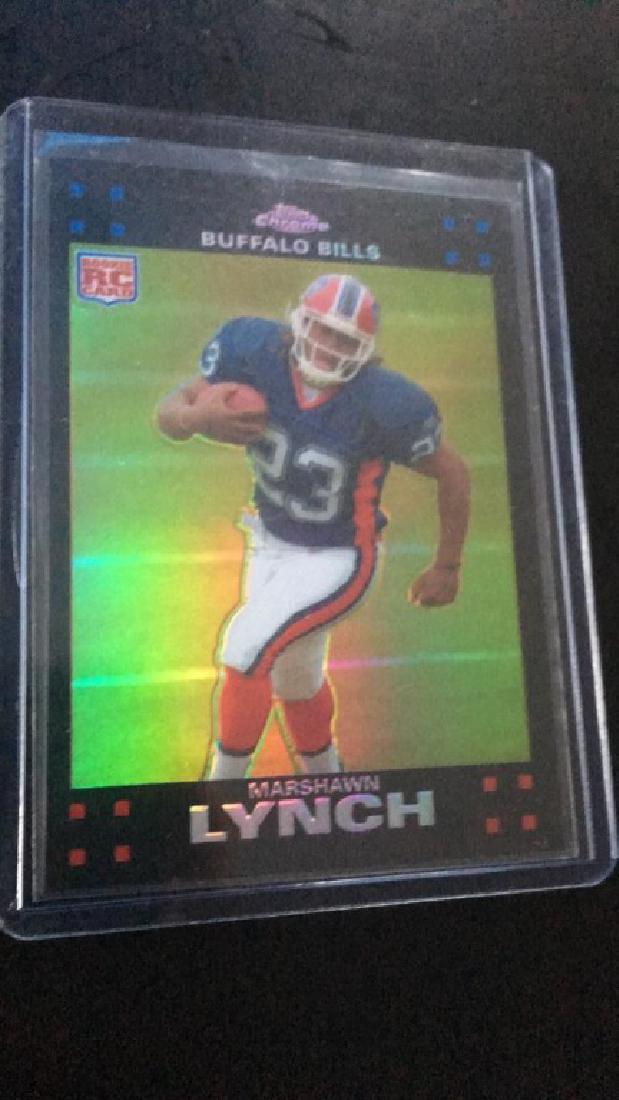 Marshawn Lynch 2007 Topps chrome RC refractor (1 of 2)