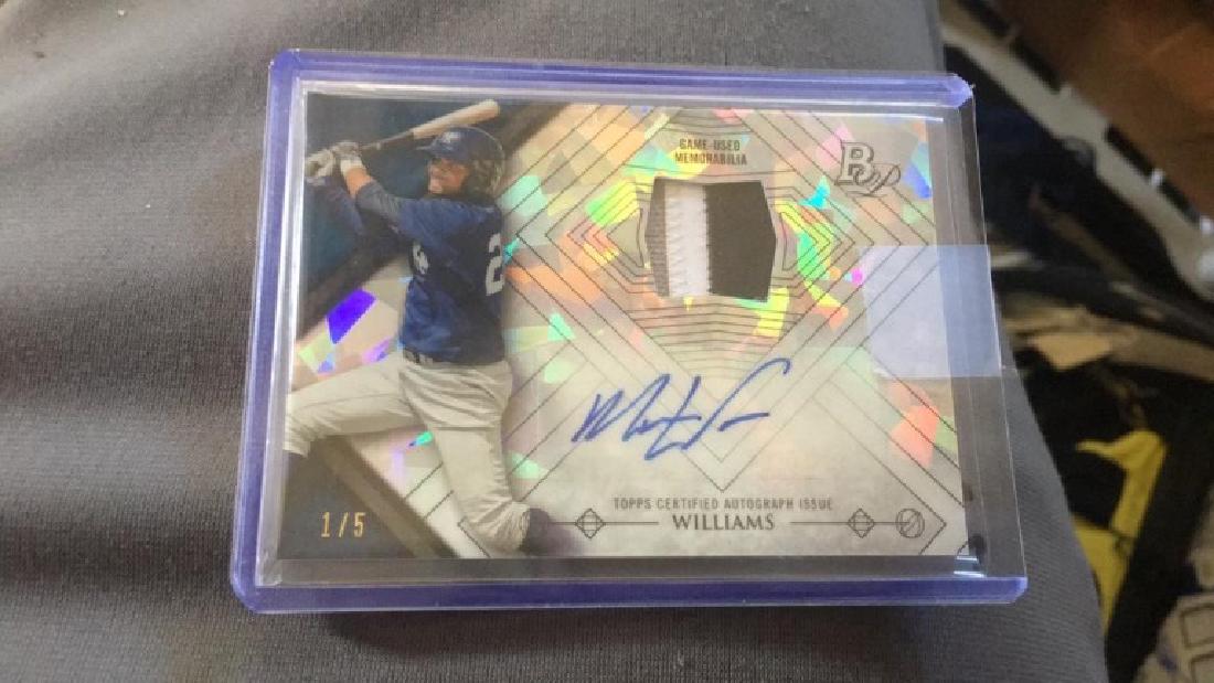 Mason Williams 2014 bowman platinum 3 color patch (1 of 3)