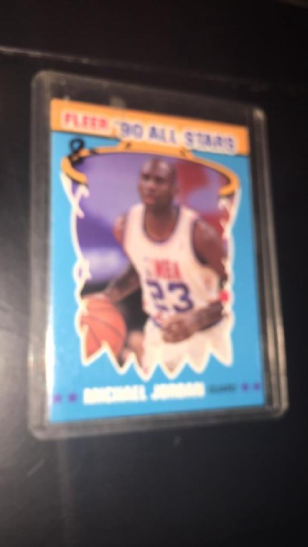 Michael Jordan 1990 fleer all star card: Michael Jordan 1990 fleer all star card