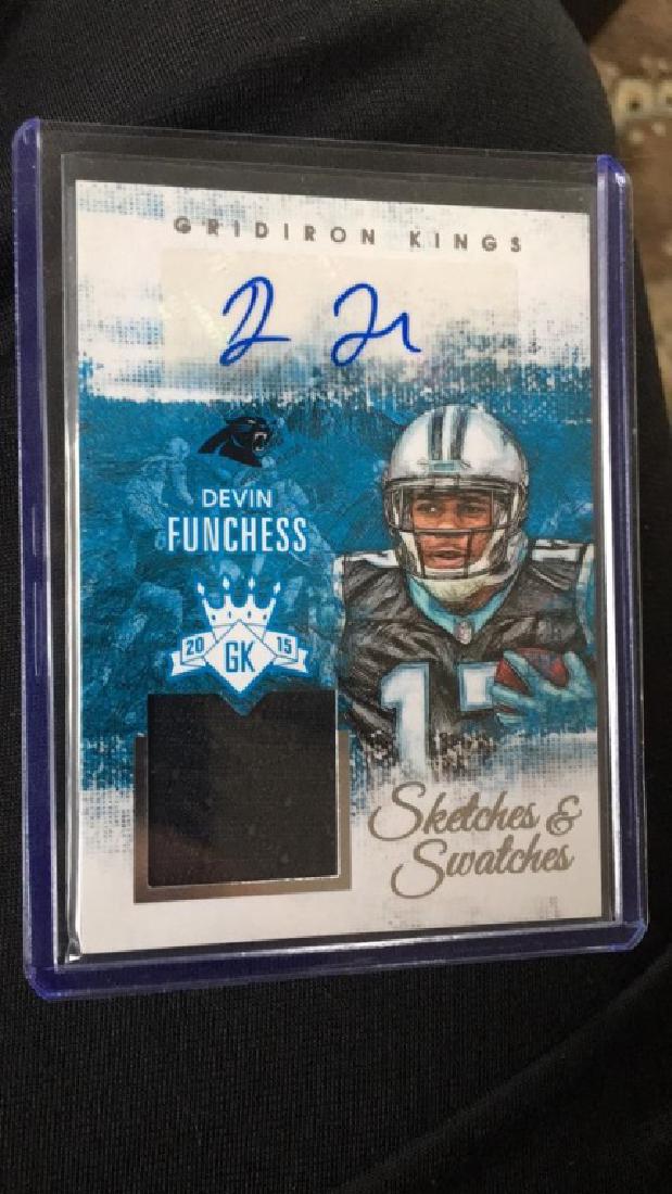 Devin Funchess 2015 gridiron Kings patch auto (1 of 2)