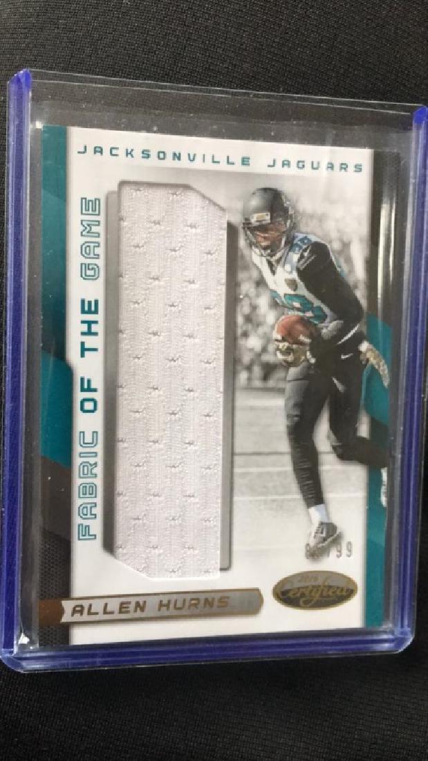 Alan Hurns 2016 certified fabric of the game (1 of 1)