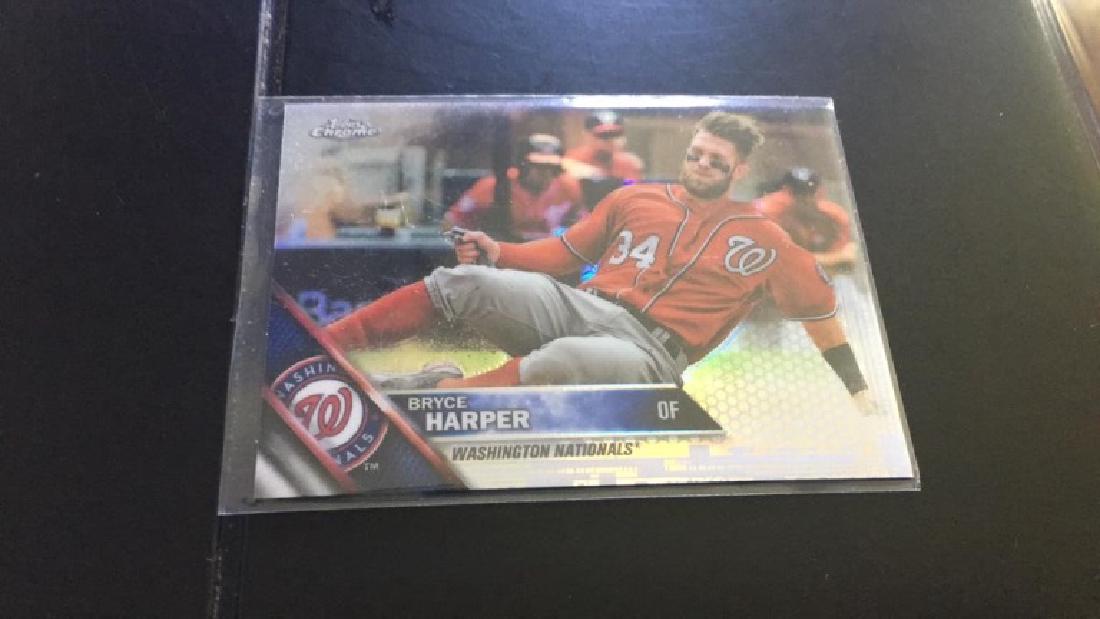 Bryce Harper 2016 tops chrome refractor (1 of 2)