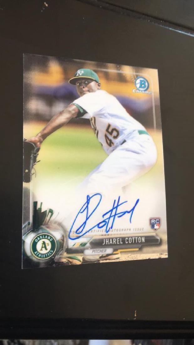 Jharel Cotton 2017 bowman chrome auto RC (1 of 1)