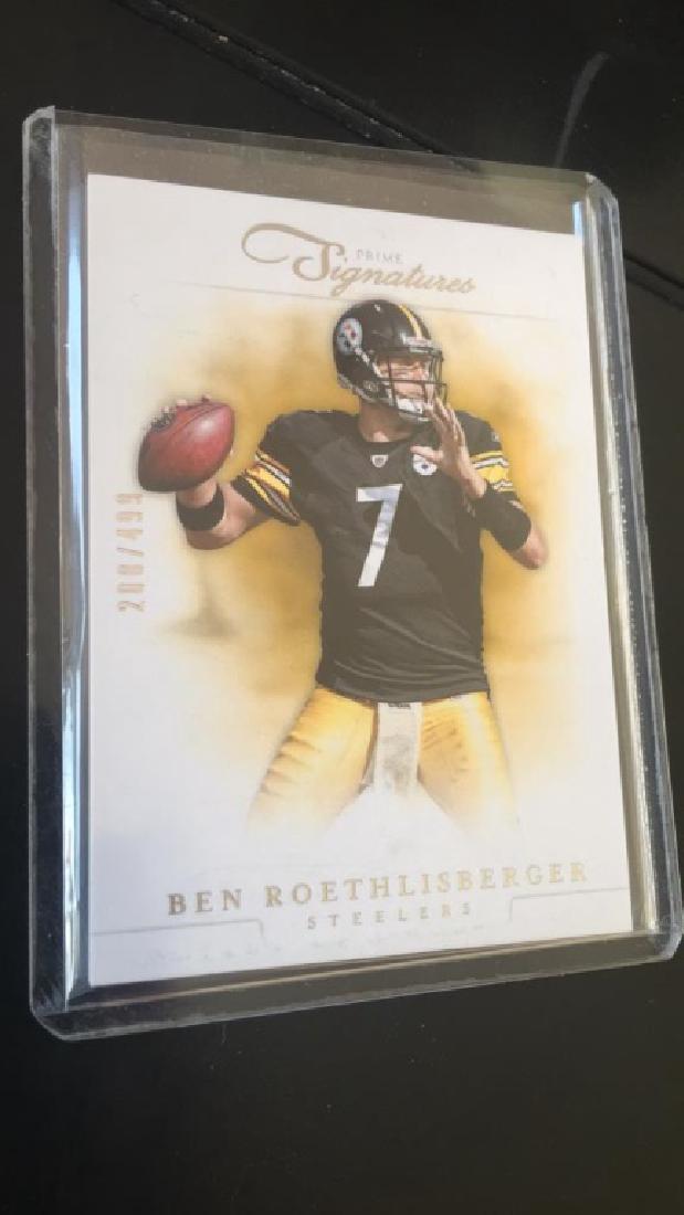 Ben Roethlisberger 2012 prime signatures SP /499 (1 of 1)