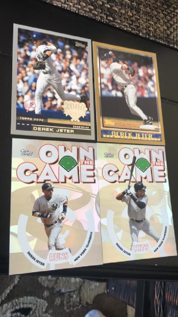 Derek Jeter 4 card lot with inserts (1 of 2)